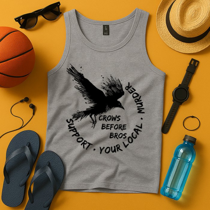 Cool Support Your Local Murder Crows Before Bros Tank Top
