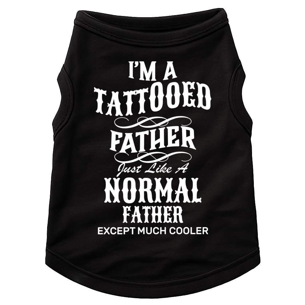 Cool Tattooed Father Doggie Tank