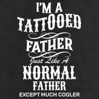 Cool Tattooed Father Trucker Hat