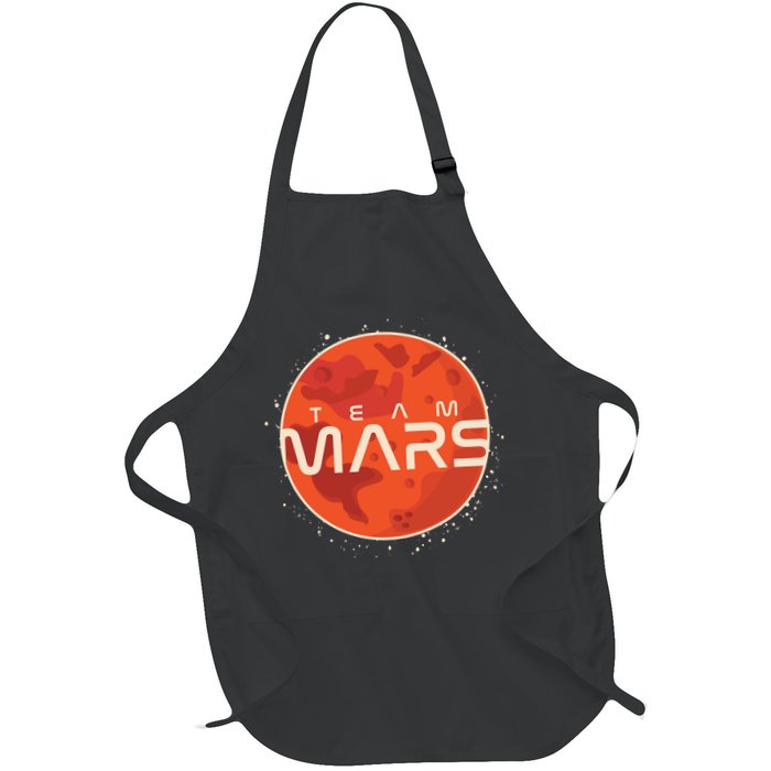 Cool Team Mars Planet Space Logo Apron