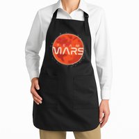 Cool Team Mars Planet Space Logo Apron