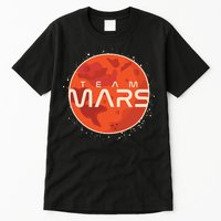 Cool Team Mars Planet Space Logo Tall T-Shirt