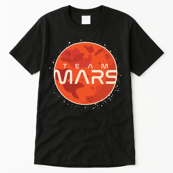 Cool Team Mars Planet Space Logo Tall T-Shirt