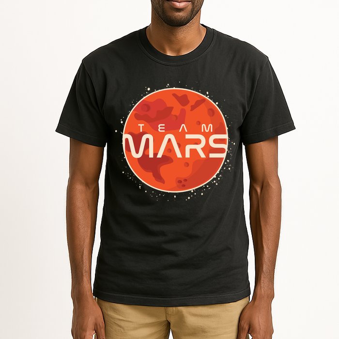 Cool Team Mars Planet Space Logo Tall T-Shirt