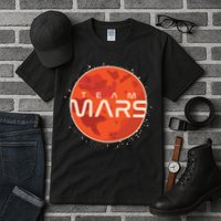 Cool Team Mars Planet Space Logo Tall T-Shirt