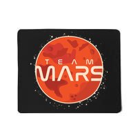 Cool Team Mars Planet Space Logo Mousepad