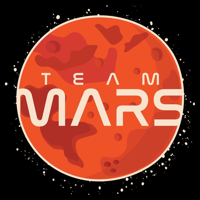 Cool Team Mars Planet Space Logo Cooling Performance Long Sleeve Crew