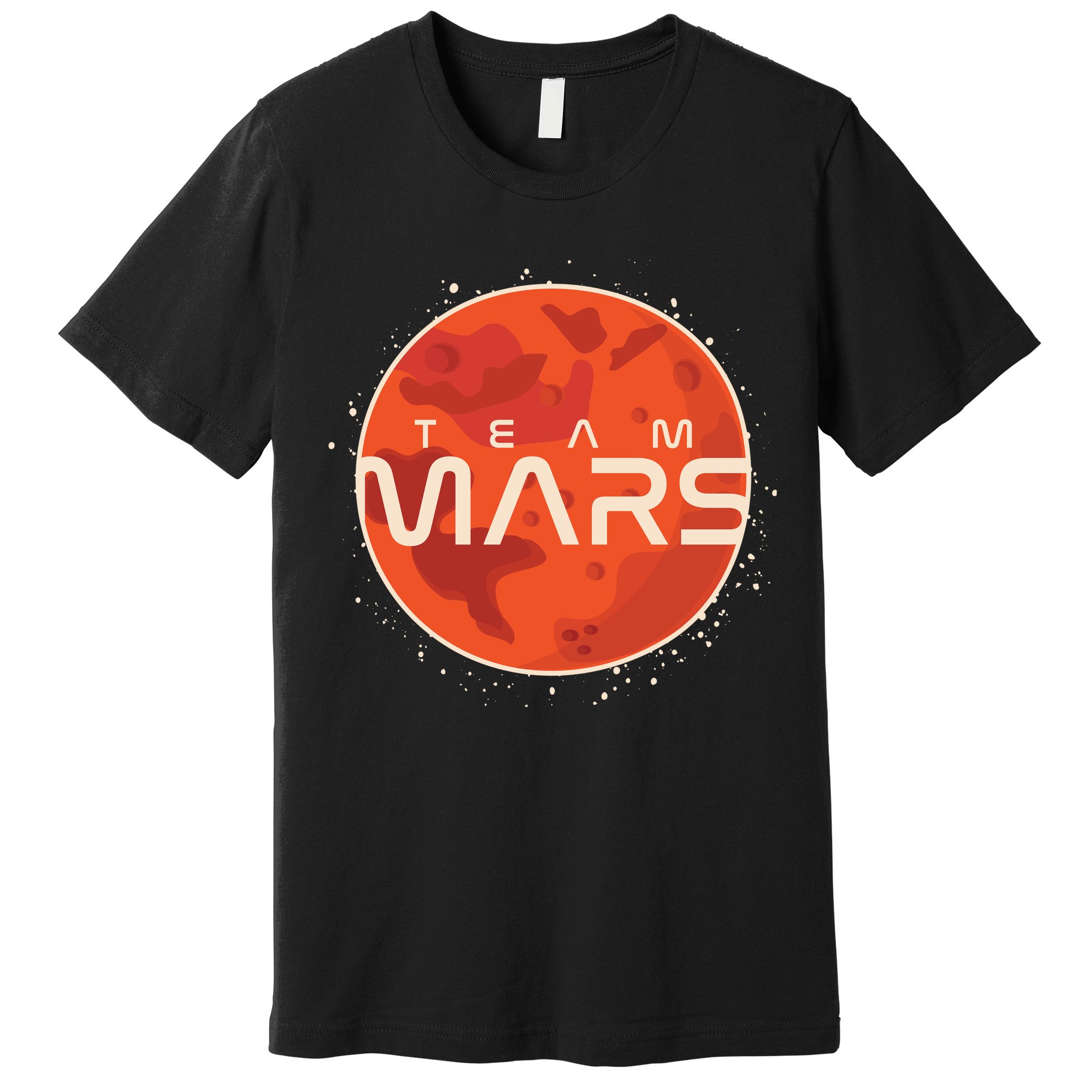 Cool Team Mars Planet Space Logo Premium T-Shirt