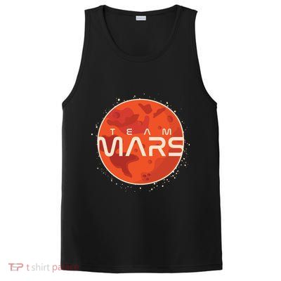 Cool Team Mars Planet Space Logo PosiCharge Competitor Tank