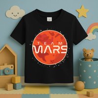 Cool Team Mars Planet Space Logo Toddler T-Shirt