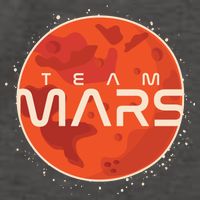 Cool Team Mars Planet Space Logo Vector Backpack