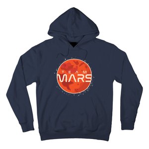 Cool Team Mars Planet Space Logo Hoodie