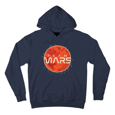 Cool Team Mars Planet Space Logo Hoodie