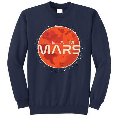 Cool Team Mars Planet Space Logo Sweatshirt