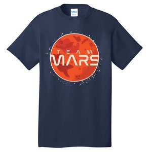 Cool Team Mars Planet Space Logo Tall T-Shirt