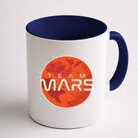 Cool Team Mars Planet Space Logo Coffee Mug