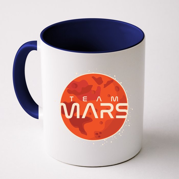 Cool Team Mars Planet Space Logo Coffee Mug