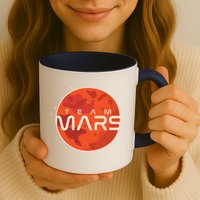 Cool Team Mars Planet Space Logo Mug
