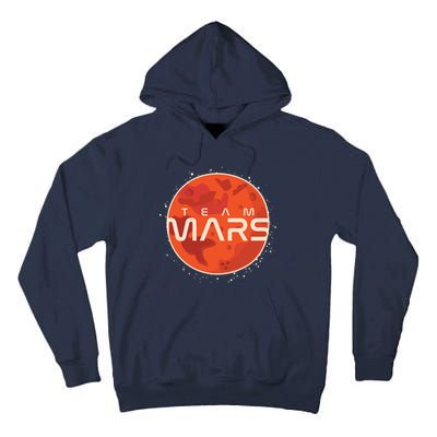 Cool Team Mars Planet Space Logo Tall Hoodie