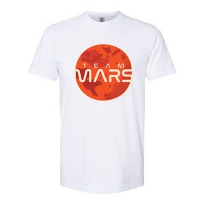 Cool Team Mars Planet Space Logo Softstyle CVC T-Shirt