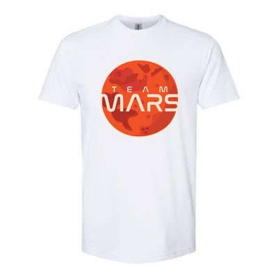 Cool Team Mars Planet Space Logo Softstyle® CVC T-Shirt