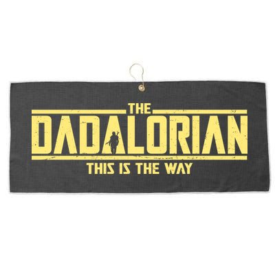 Cool The Dadalorian This Is The Way Large Microfiber Waffle Golf Towel