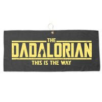 Cool The Dadalorian This Is The Way Large Microfiber Waffle Golf Towel