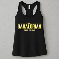 Cool The Dadalorian This Is The Way Womens Tank Top