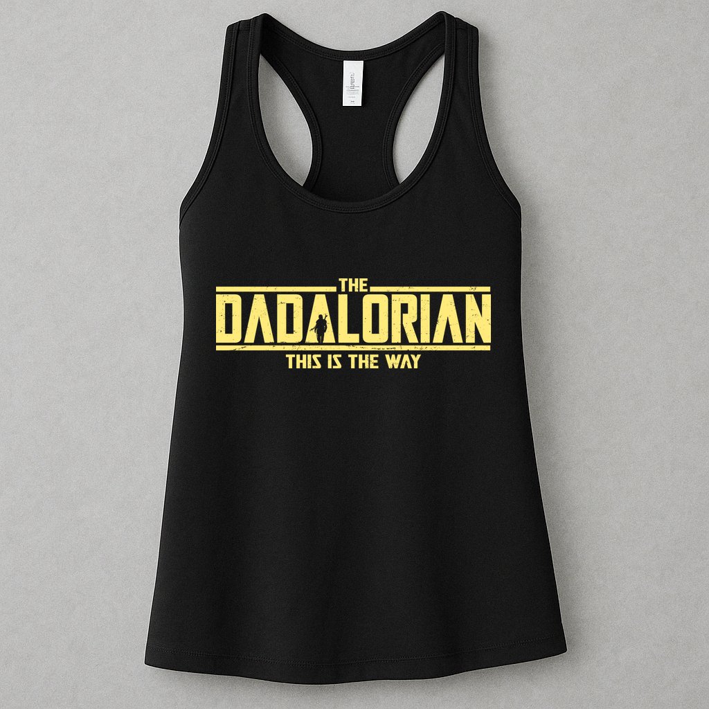 Cool The Dadalorian This Is The Way Womens Tank Top