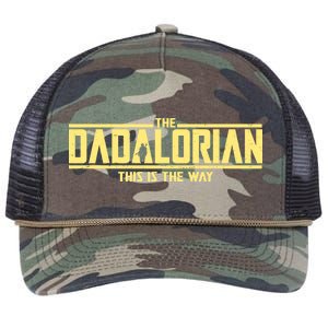 Cool The Dadalorian This Is The Way Retro Rope Trucker Hat Cap