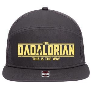 Cool The Dadalorian This Is The Way 7 Panel Mesh Trucker Snapback Hat