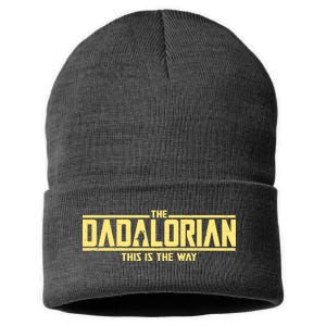 Cool The Dadalorian This Is The Way Sustainable Knit Beanie