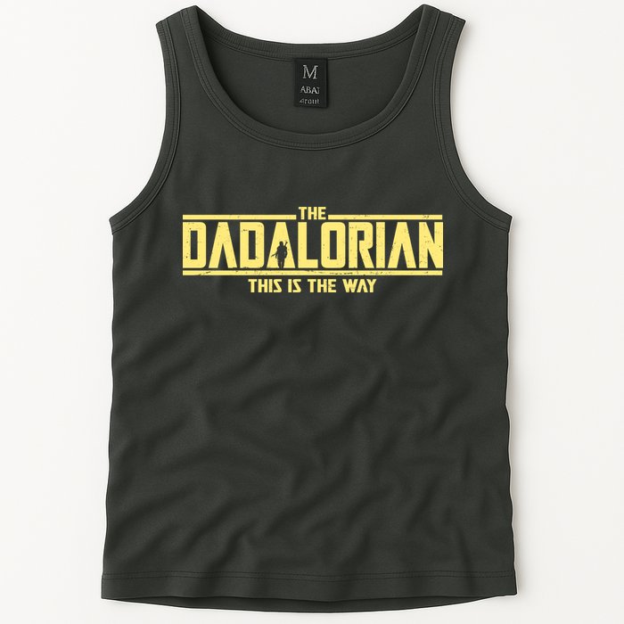Cool The Dadalorian This Is The Way Tank Top