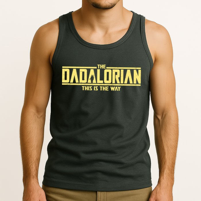 Cool The Dadalorian This Is The Way Tank Top