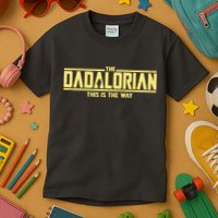 Cool The Dadalorian This Is The Way Kids T-Shirt