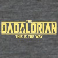 Cool The Dadalorian This Is The Way Kids T-Shirt