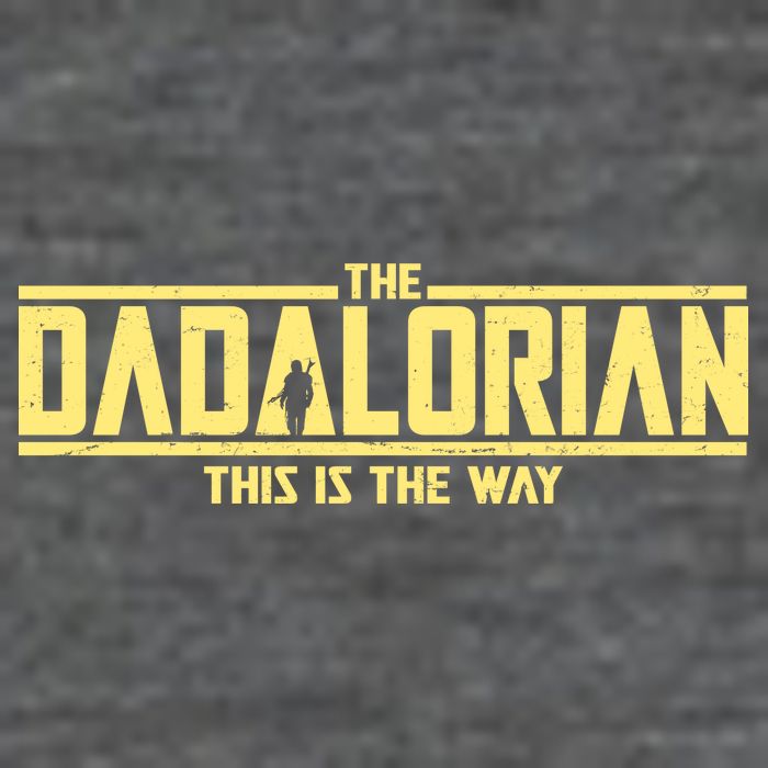 Cool The Dadalorian This Is The Way Kids T-Shirt