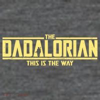 Cool The Dadalorian This Is The Way Zip Tote Bag