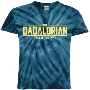 Cool The Dadalorian This Is The Way Kids Tie-Dye T-Shirt