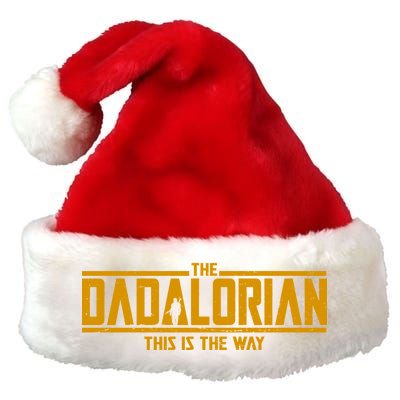 Cool The Dadalorian This Is The Way Premium Christmas Santa Hat