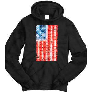 Cool Tie Dye USA American Flag Tie Dye Hoodie