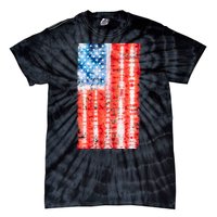 Cool Tie Dye USA American Flag Tie-Dye T-Shirt