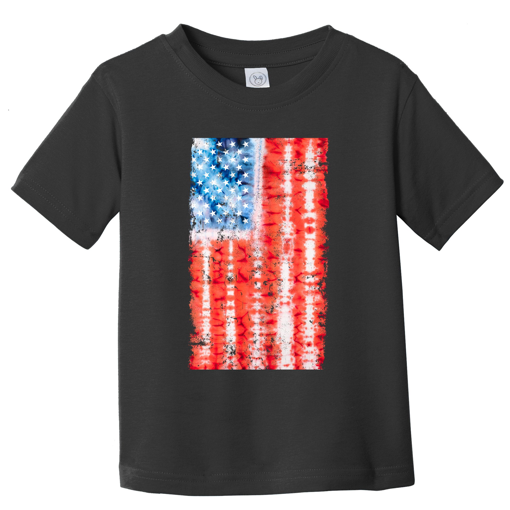 Cool Tie Dye USA American Flag Toddler T-Shirt