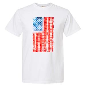 Cool Tie Dye USA American Flag Garment-Dyed Heavyweight T-Shirt