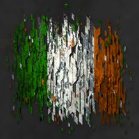 Cool Torn Irish Ireland Flag St. Patrick's Day Cool Comfort Performance Bucket Hat