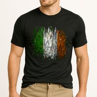 Cool Torn Irish Ireland Flag St. Patrick's Day Cooling Performance Crew T-Shirt