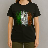 Cool Torn Irish Ireland Flag St. Patrick's Day T-Shirt