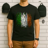 Cool Torn Irish Ireland Flag St. Patrick's Day T-Shirt