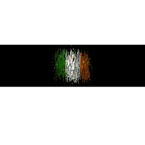 Cool Torn Irish Ireland Flag St. Patrick's Day Bumper Sticker