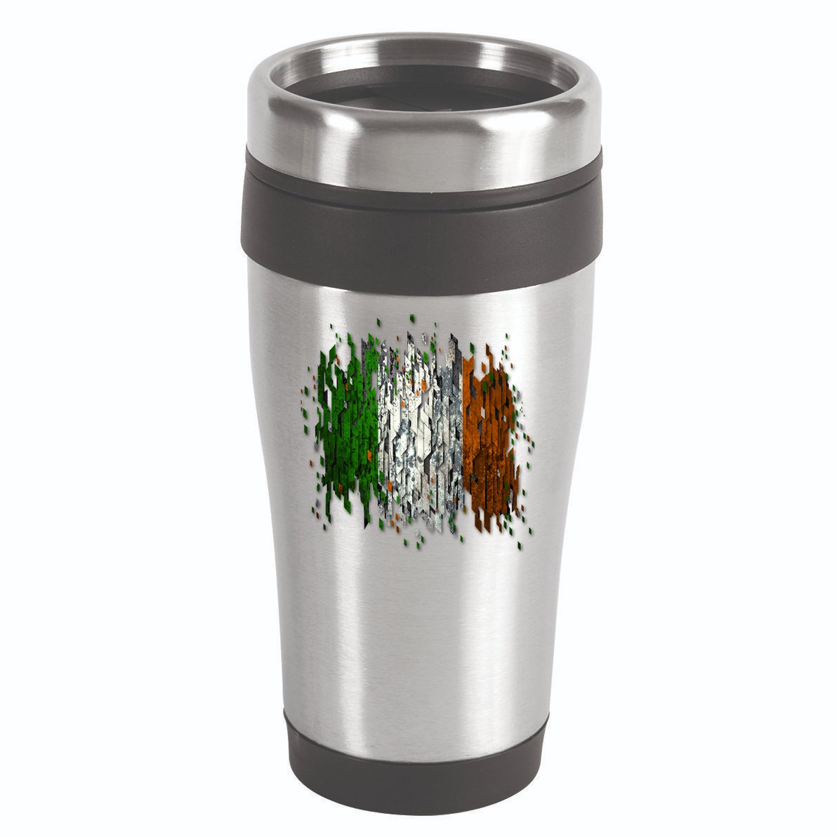 Cool Torn Irish Ireland Flag St. Patrick's Day 16oz Travel Tumbler